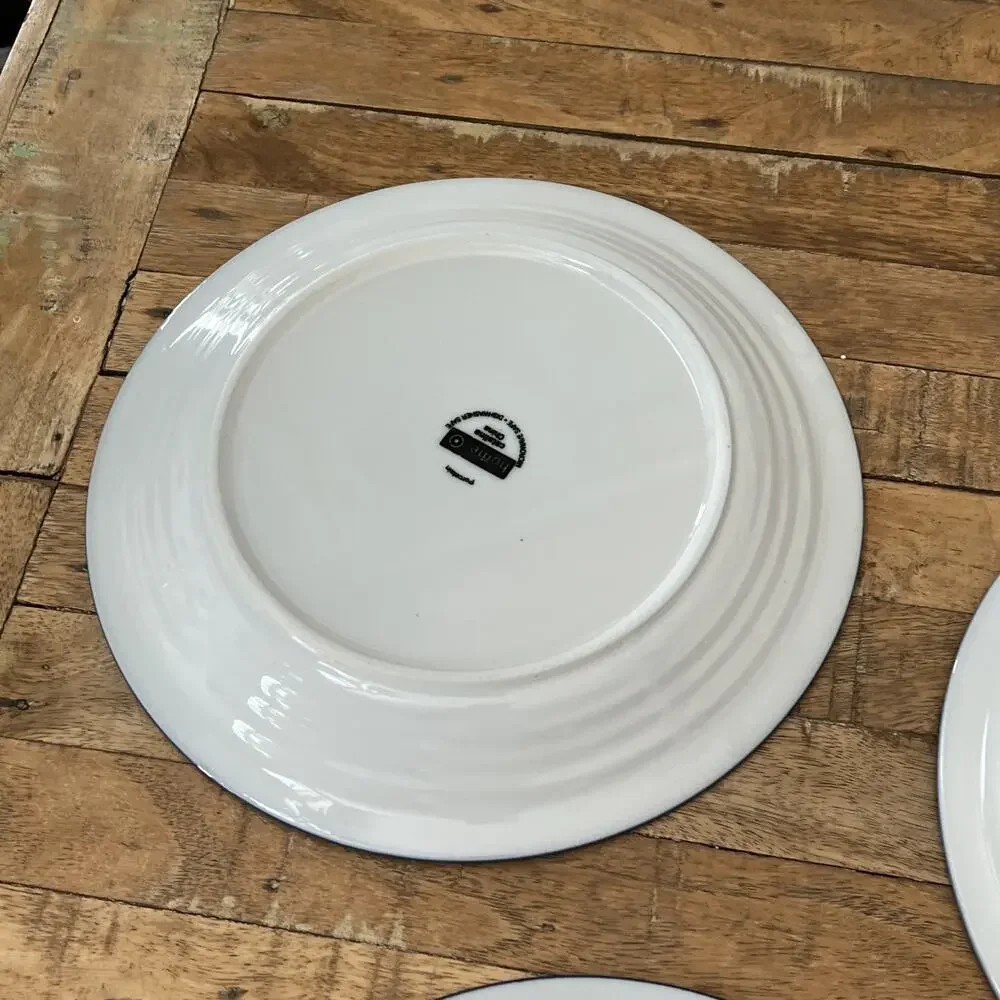 Target Home Catalina Blue Medallion 11” Porcelain Dinner Plates Set Of 3